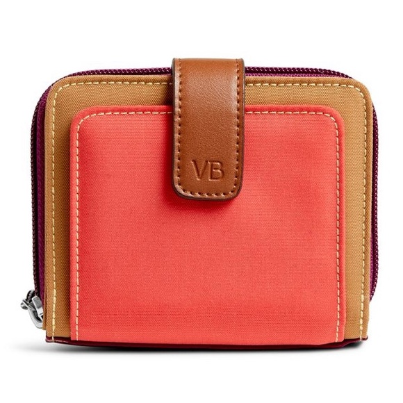 Vera Bradley Handbags - VB Lighten Up RFID Pocket Wallet-Hot Lava, NWT